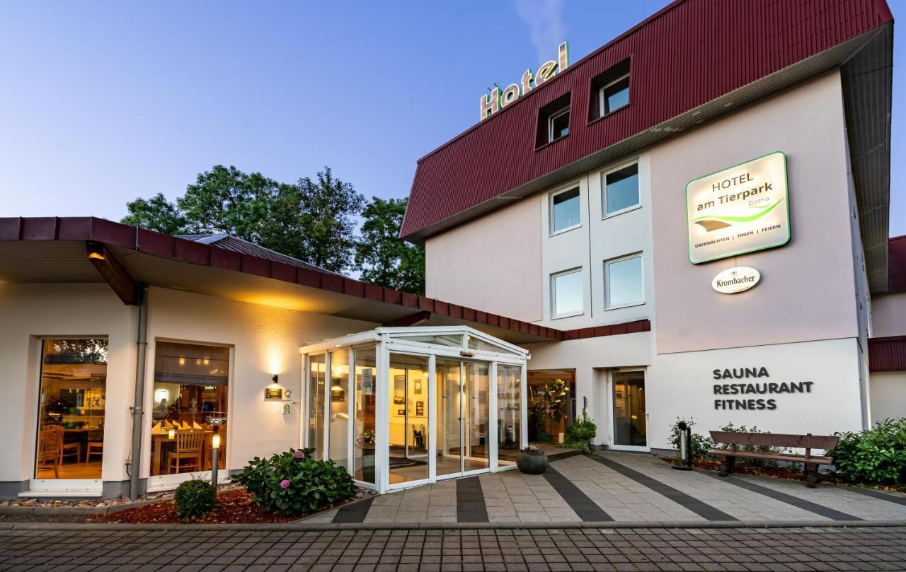 Hotel Am Tierpark Gotha Exteriör bild